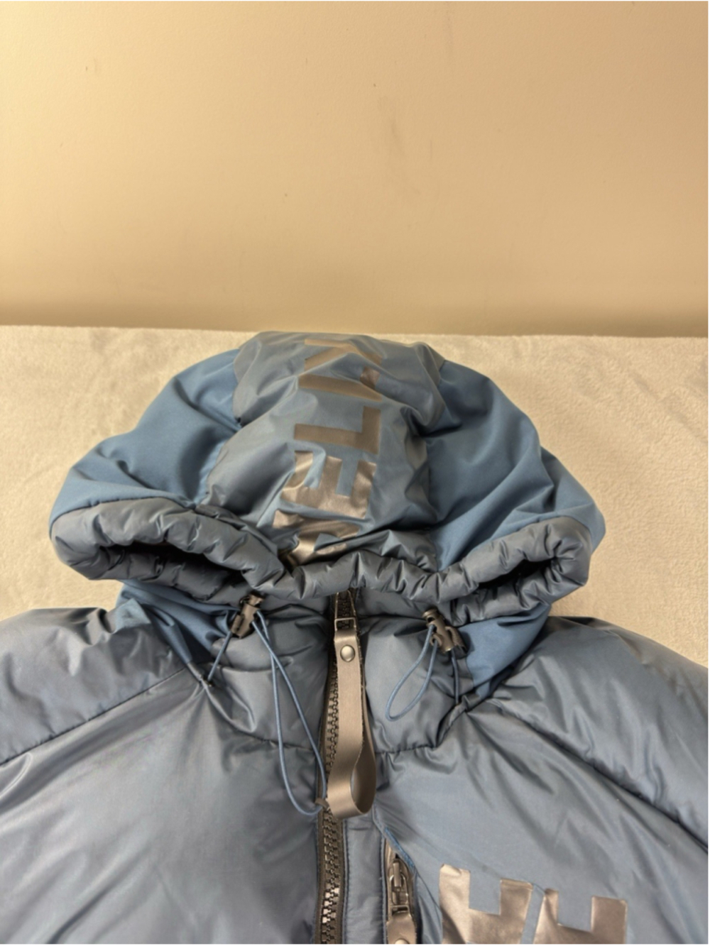 Helly Hansen Active Winter Parka Men Large Blue Puffer Jacket 100% Polyamide - Picture 10 of 16